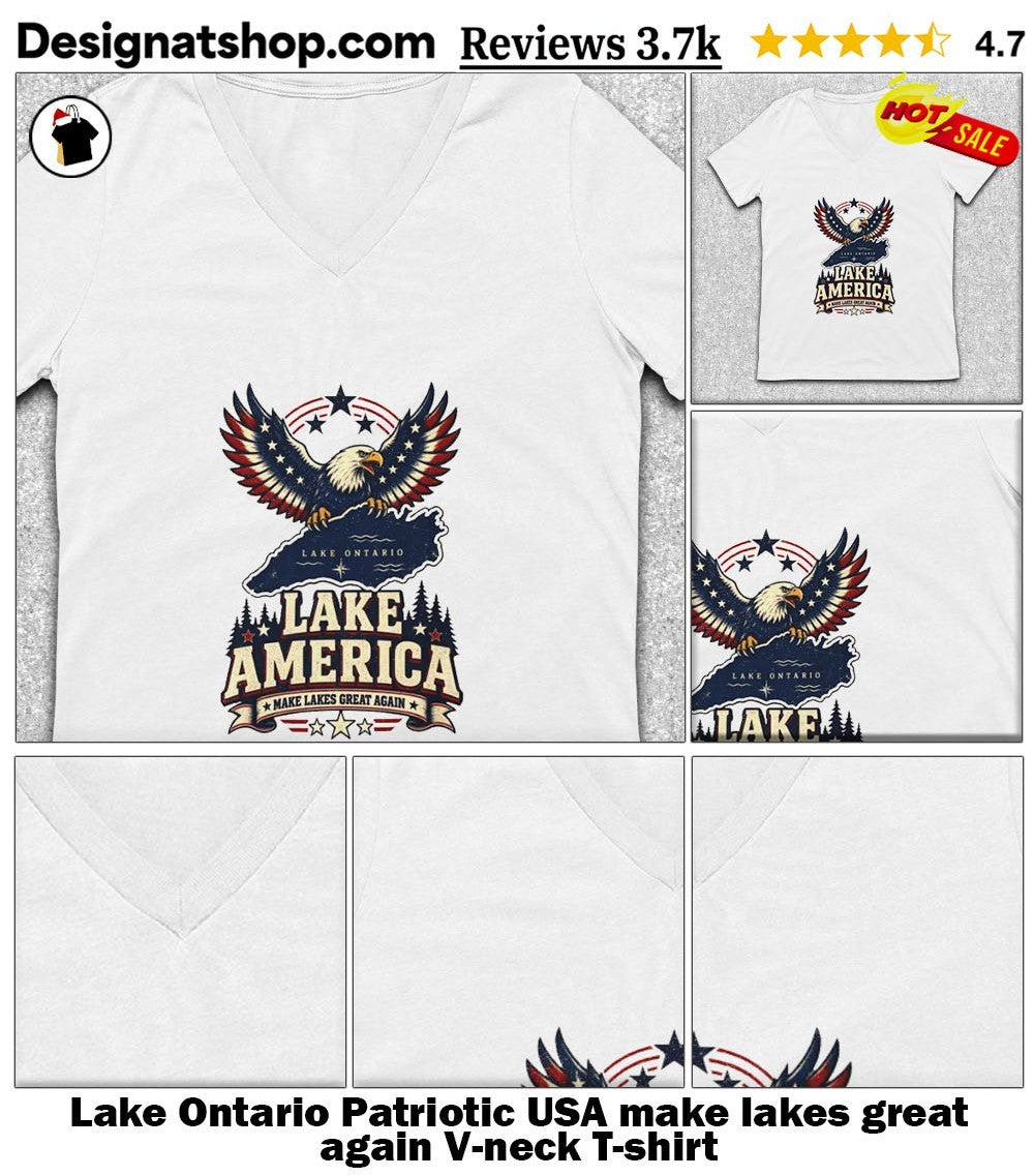 Lake Ontario Patriotic USA make lakes great again shirt
