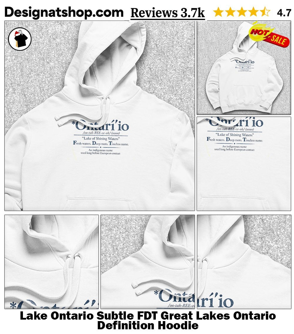 Lake Ontario Subtle FDT Great Lakes Ontario Definition shirt
