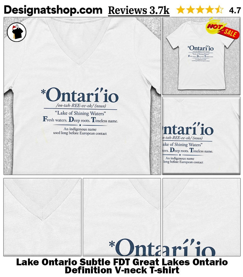 Lake Ontario Subtle FDT Great Lakes Ontario Definition shirt