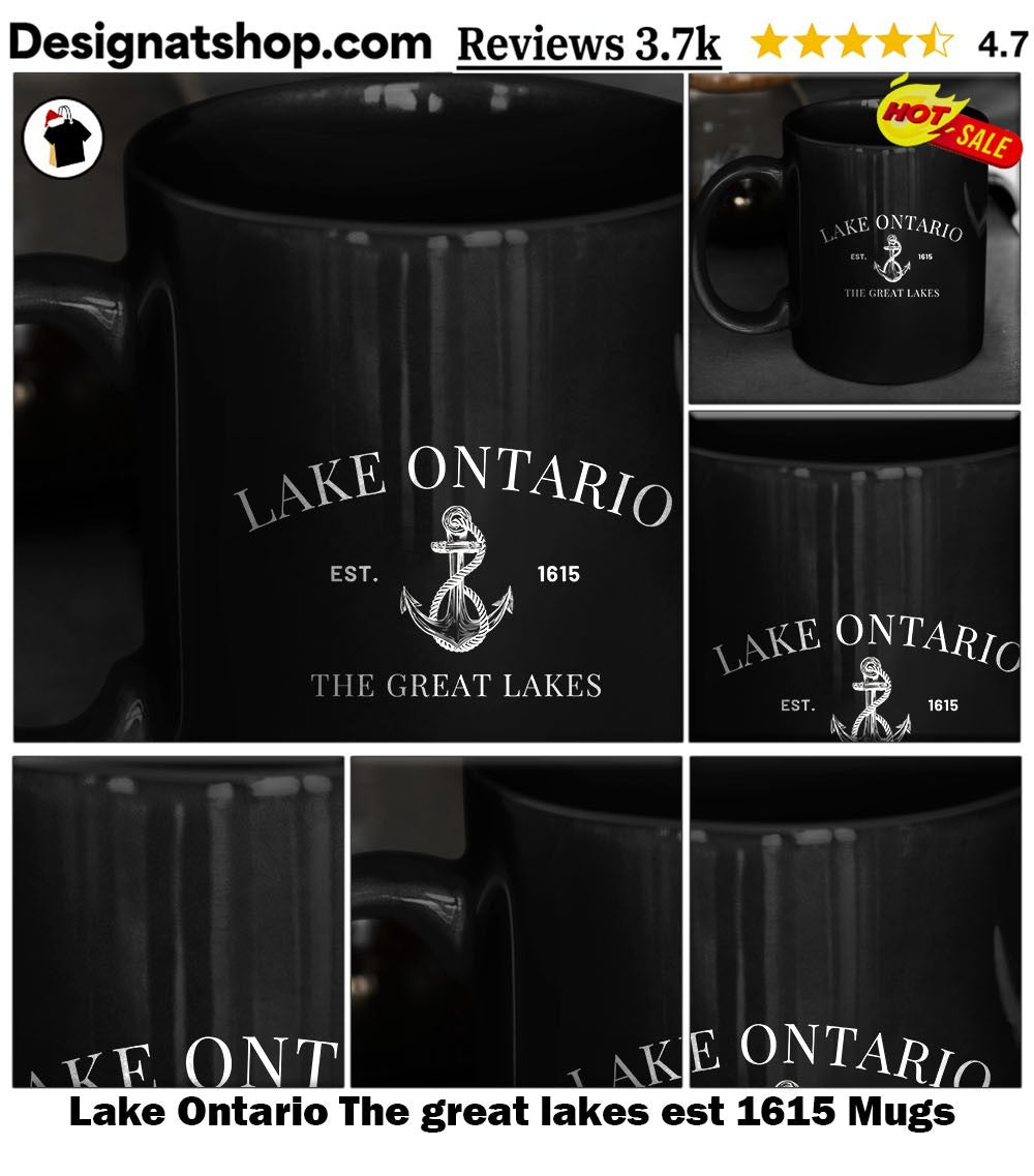 Lake Ontario The great lakes est 1615 shirt