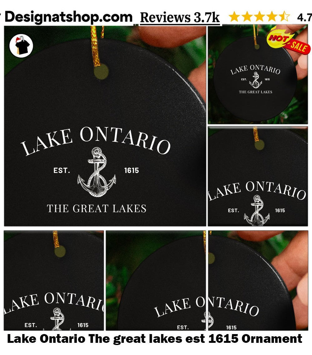 Lake Ontario The great lakes est 1615 shirt