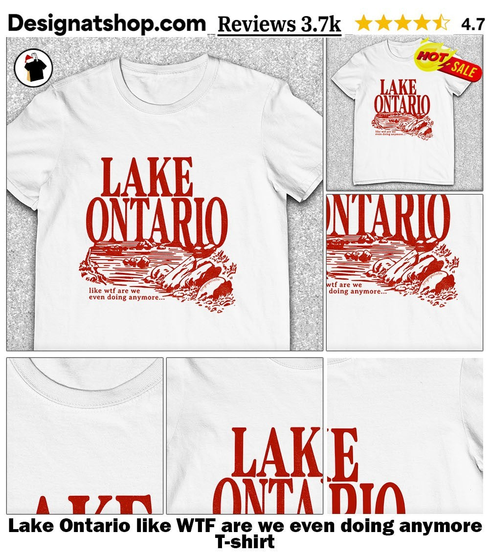 Lake Ontario like WTF are we even doing anymore shirt