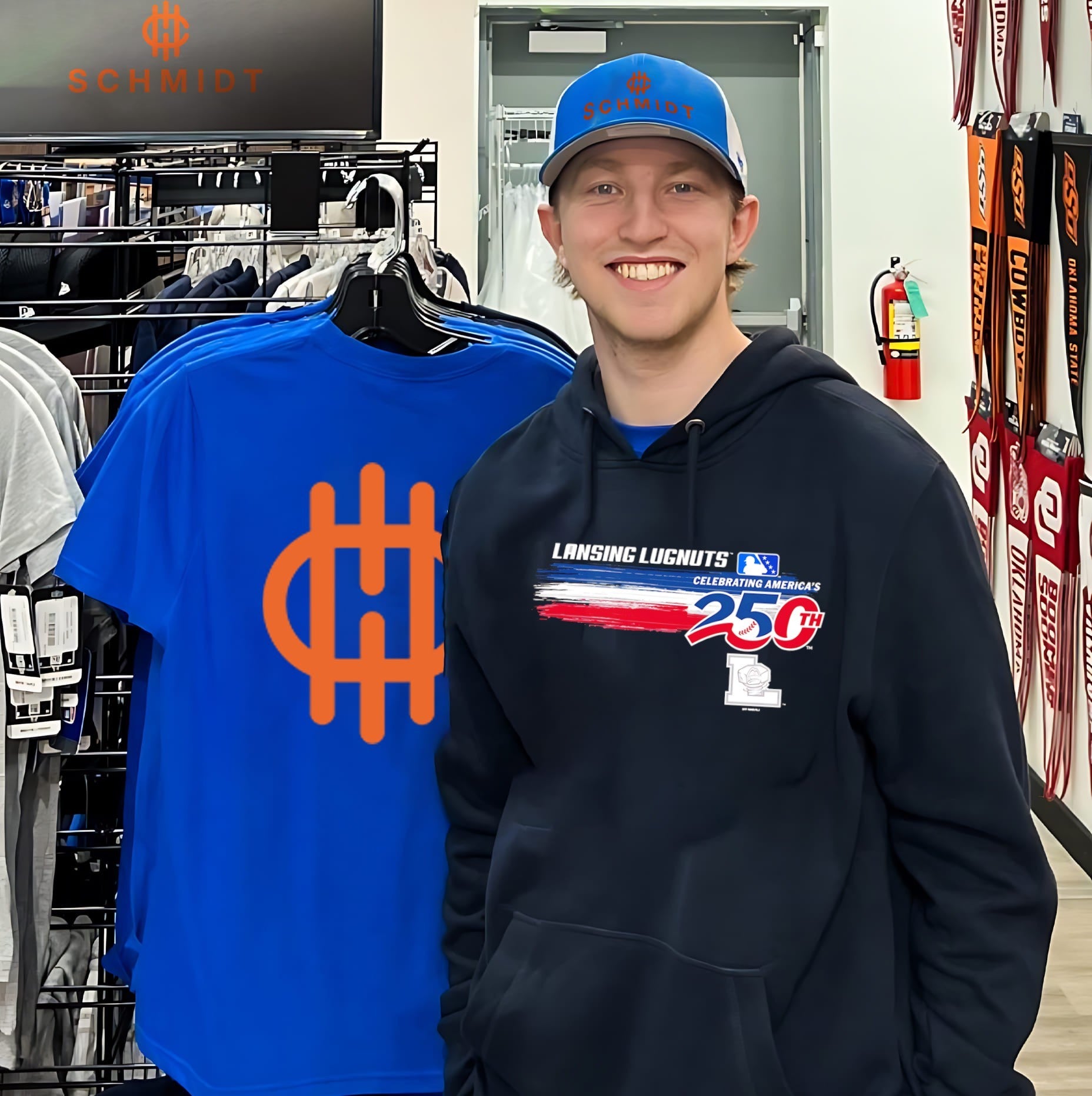 Lansing Lugnuts America 250 Celebrating America’s 250th shirt