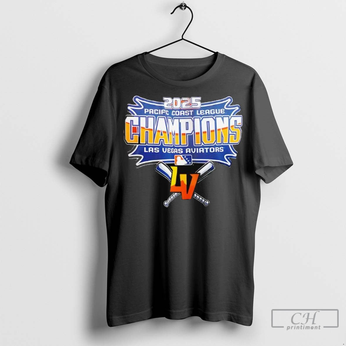 Las Vegas Aviators 2025 Pacific Coast League Champions Logo T Shirt Jpg