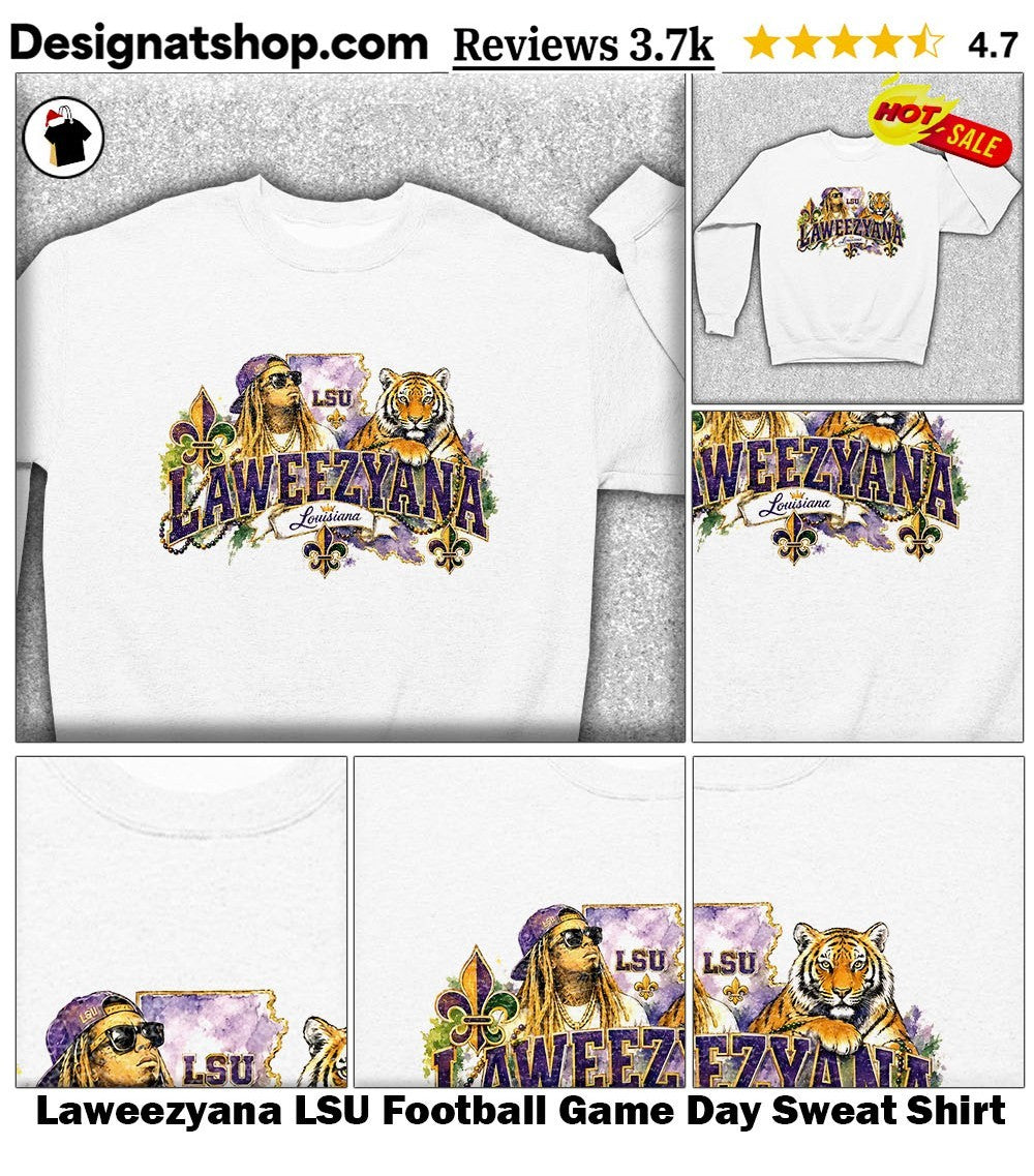 Laweezyana LSU Football Game Day shirt