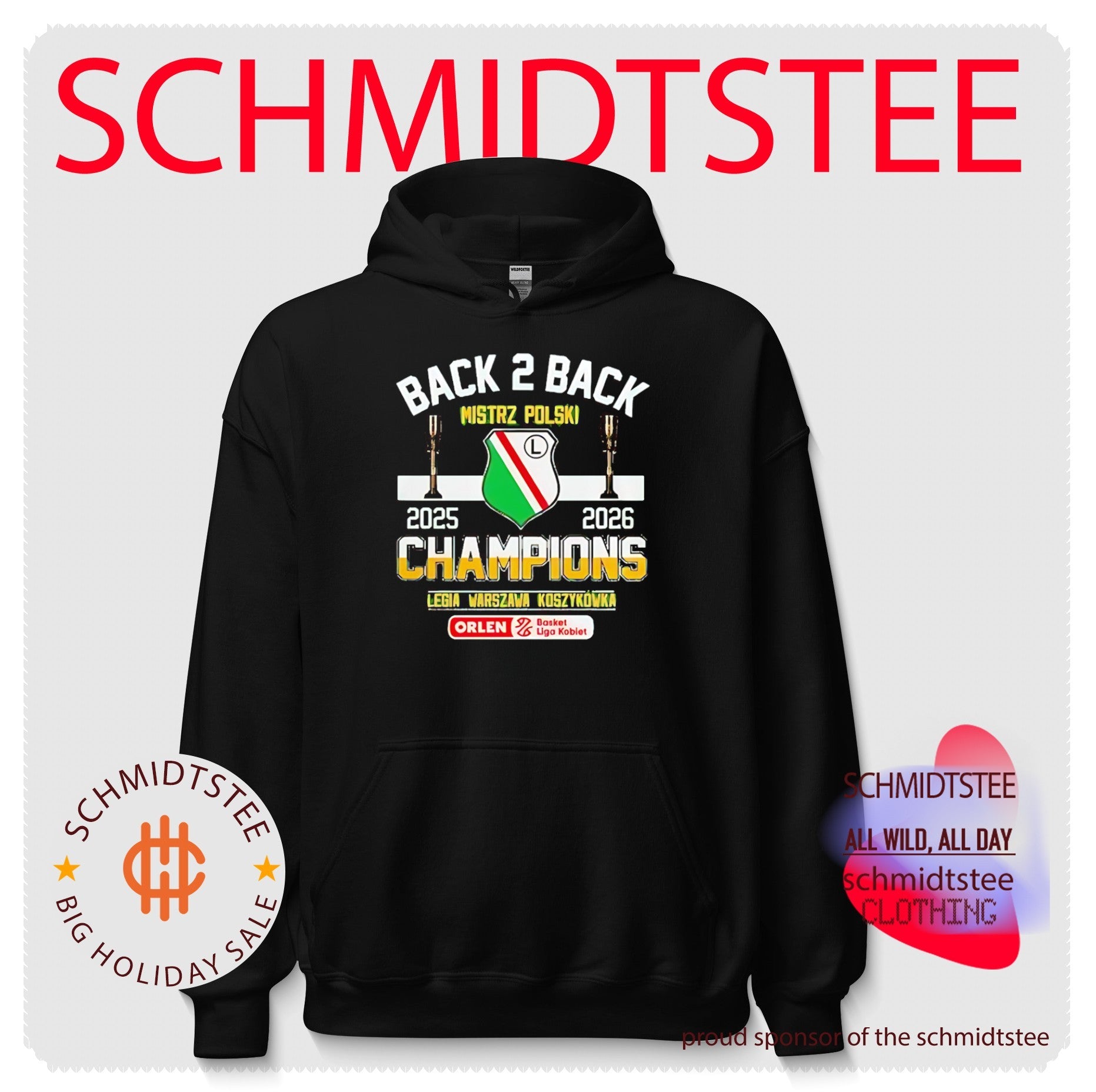 Legia Warsaw Basketball 2025 2026 Polish Champions Back 2 Back shirt