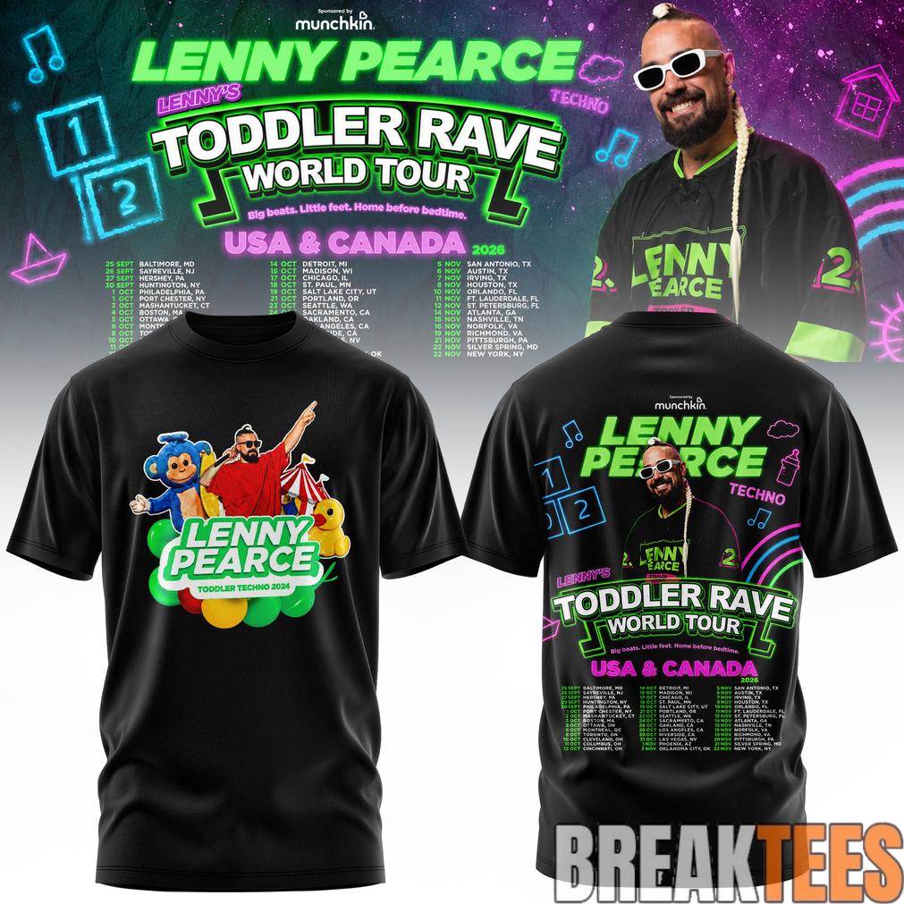 Lenny Pearce Toddler Rave World Tour T-Shirt
