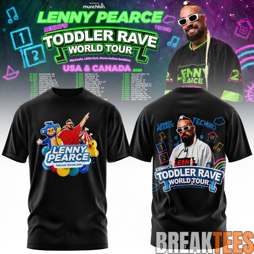 Lenny Pearce Toddler Rave World Tour T-Shirt