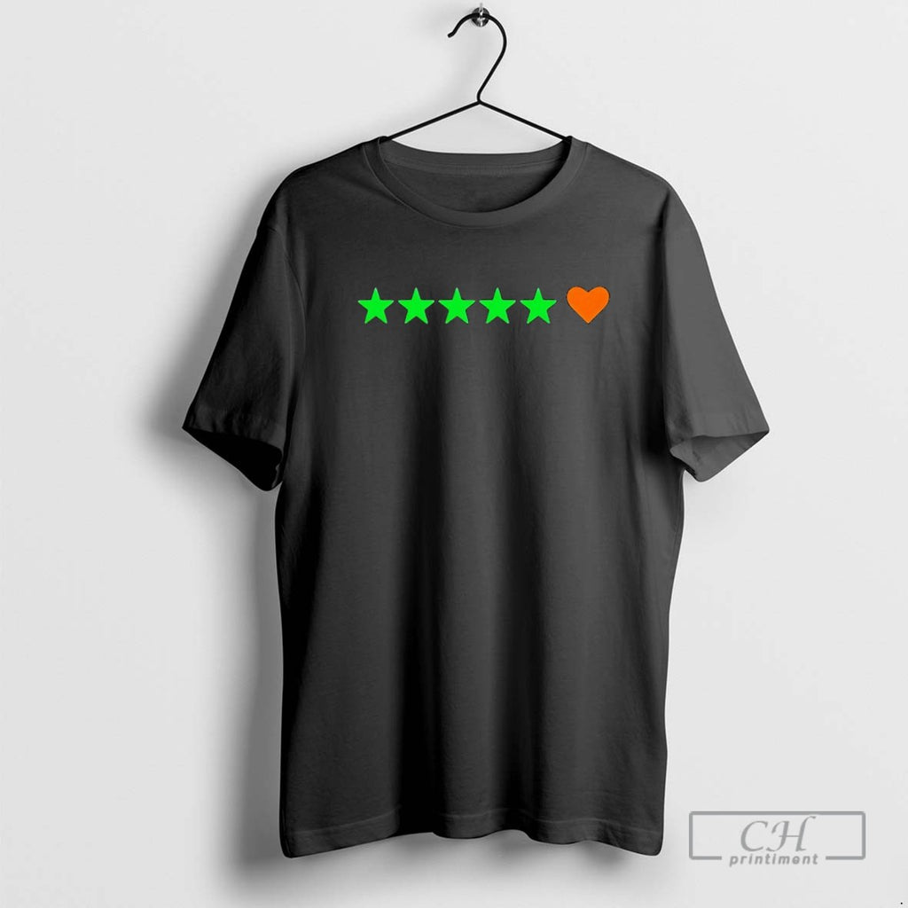 Letterboxd Stars Heart T Shirt Sweater