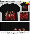 Lewis Hamilton Charles Leclerc Vintage Scuderia F1 Bootleg Graphic shirt