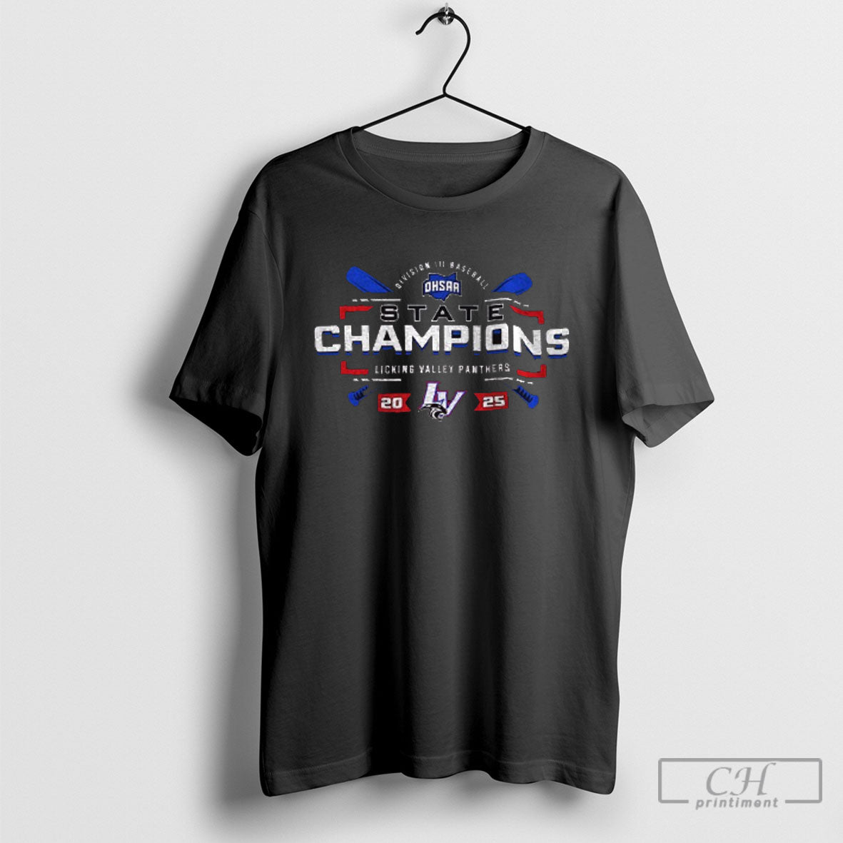 Licking Valley Panthers 2025 Ohsaa Baseball D3 State Champions