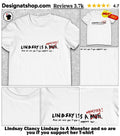 Lindsay Clancy Lindsay Is A Monster and so are you if you support her shirt