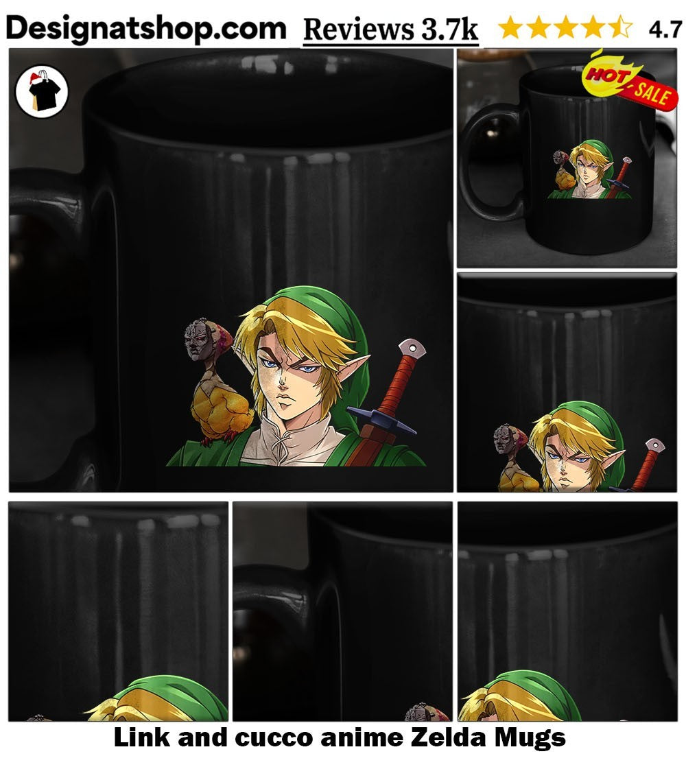 Link and cucco anime Zelda shirt