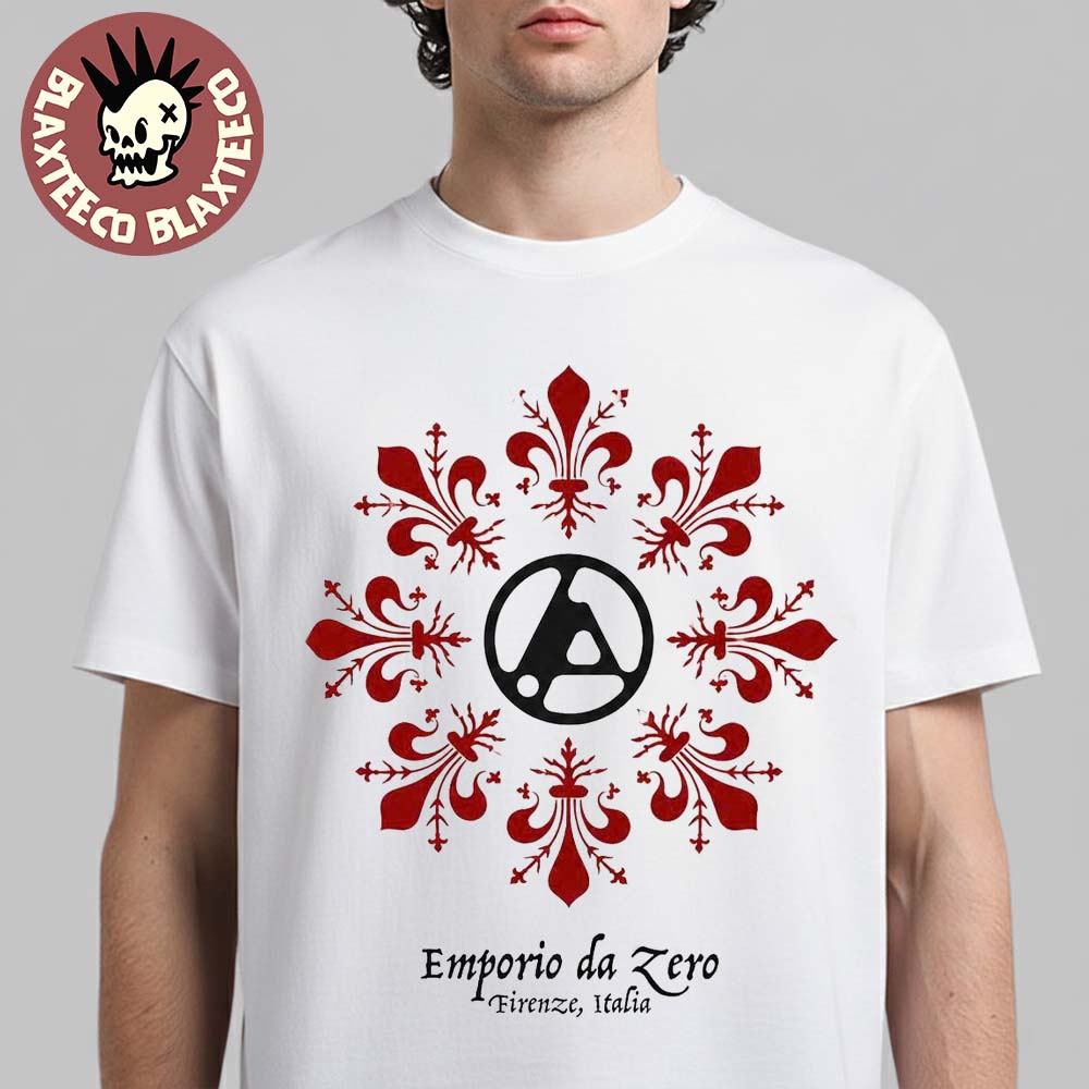 Linkin Park Firenze Italia 2026 Pop Up Shop Exclusive Merch Florenze Emporio Da Zero Flower Logo T-Shirt