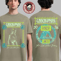 Linkin Park Florence Italy 2026 Specific City Merch Tee Firenze At Visarno Arena On June 26 2026 Green T-Shirt