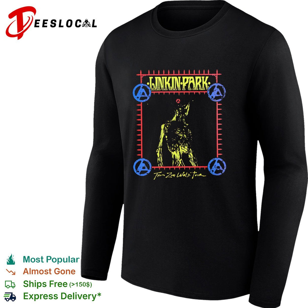 Linkin Park From Zero World Tour anatomy skeleton concert tour shirt