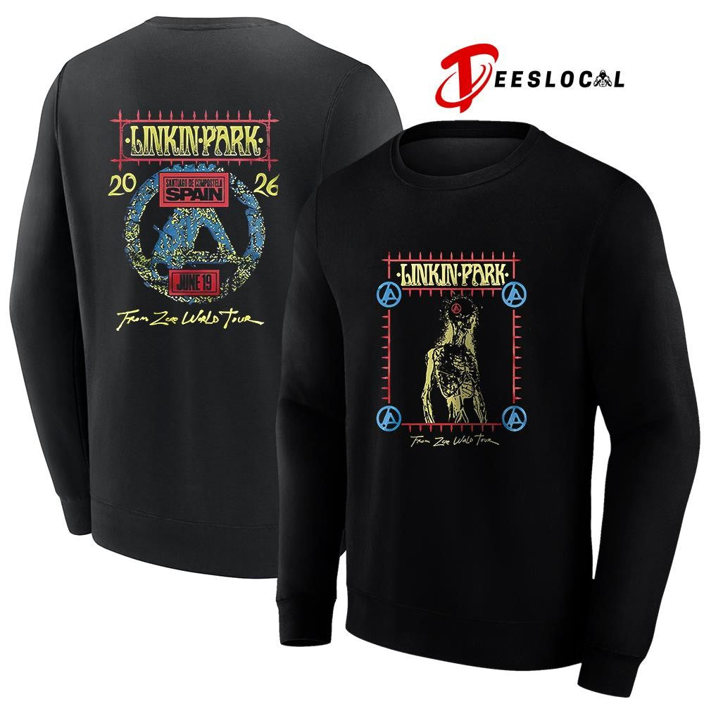 Linkin Park From Zero World tour in Santiago de Compostela at O Son do Camiño shirt