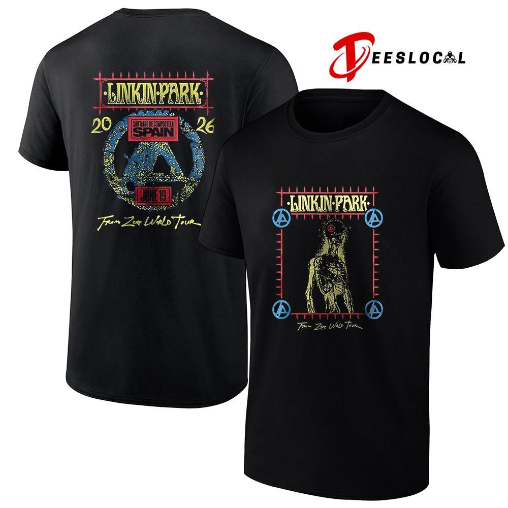 Linkin Park From Zero World tour in Santiago de Compostela at O Son do Camiño shirt