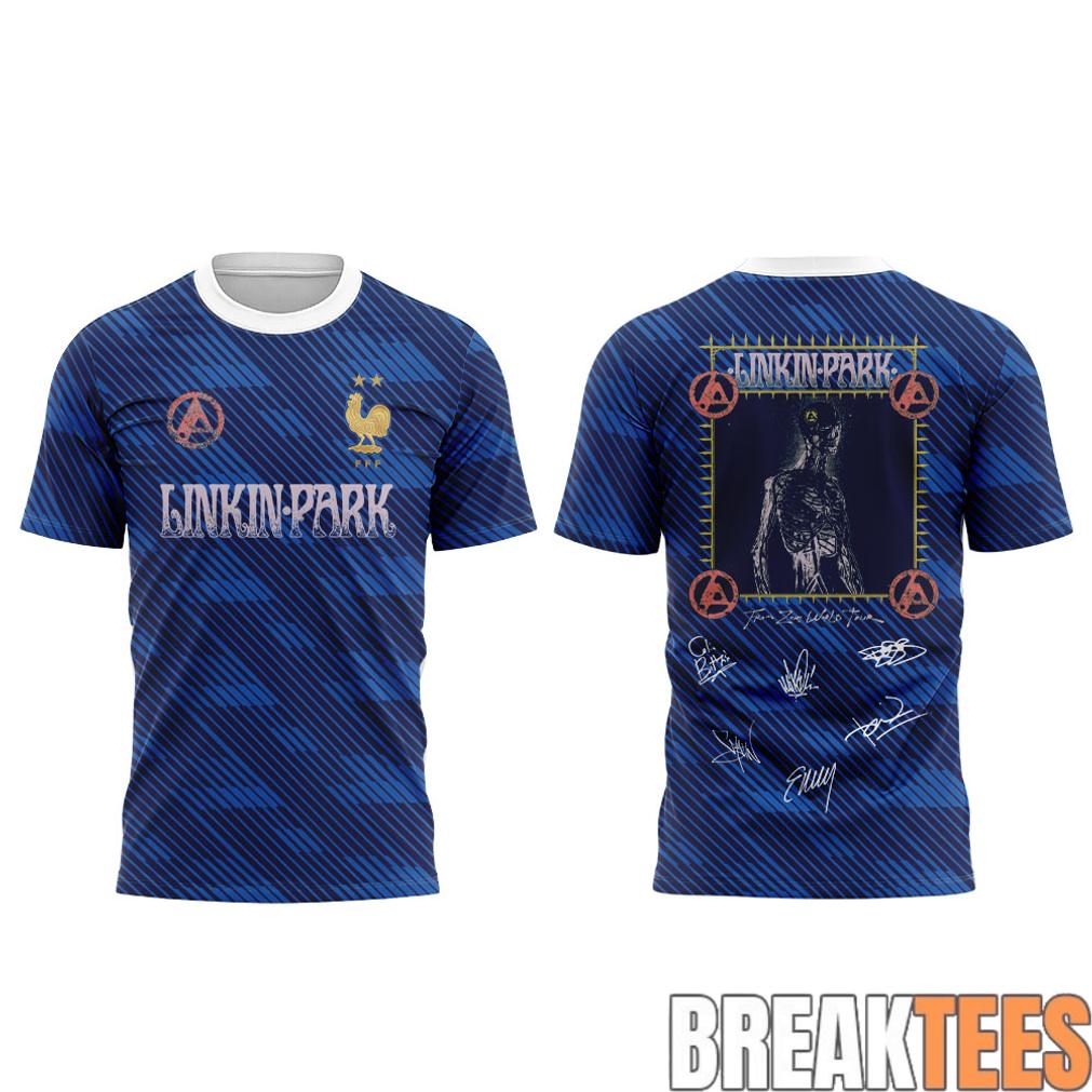 Linkin Park x From Zero World Tour 2026 Vive la FRANCE Shirt
