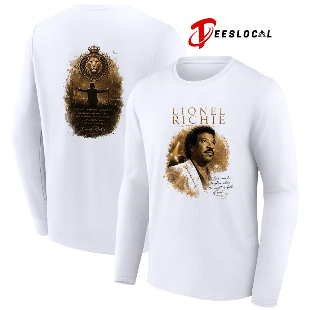 Lionel Richie love sounds brighter when the night is full of soul shirt
