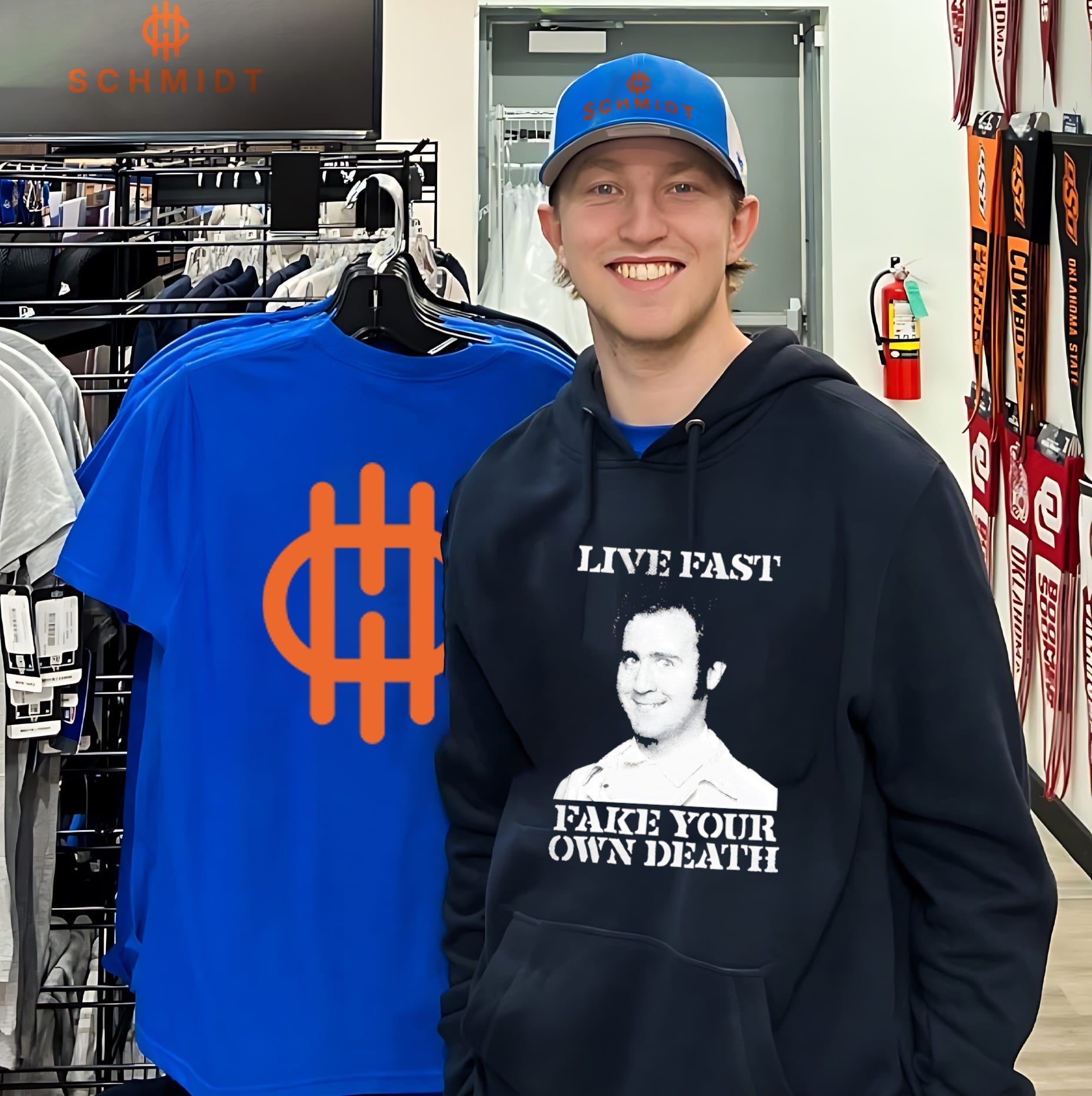 Live fast and fake your own death Andy Kaufman shirt