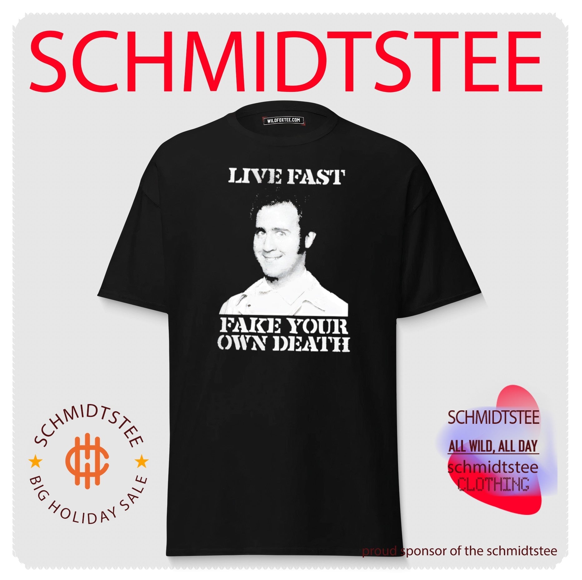 Live fast and fake your own death Andy Kaufman shirt