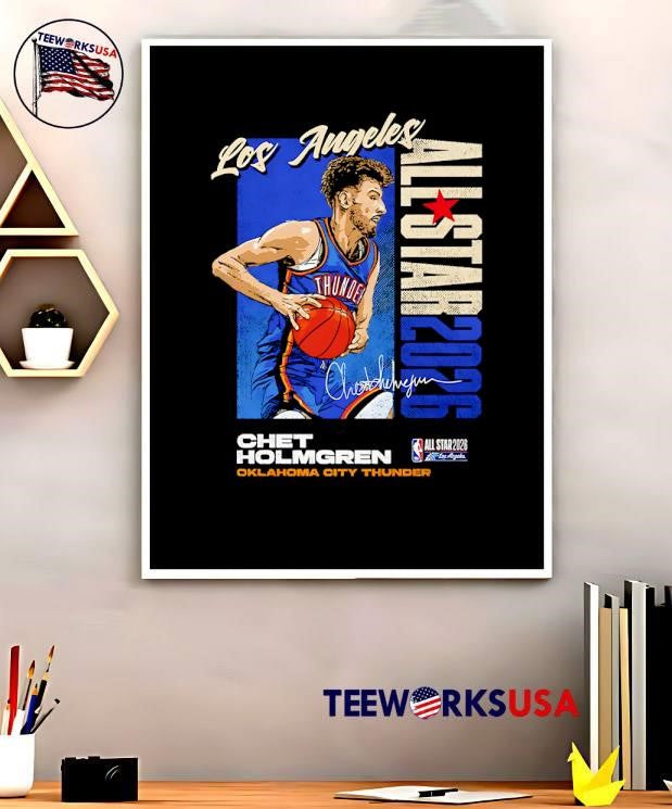 Los Angeles All Star 2026 Chet Holmgren Oklahoma City Thunder shirt