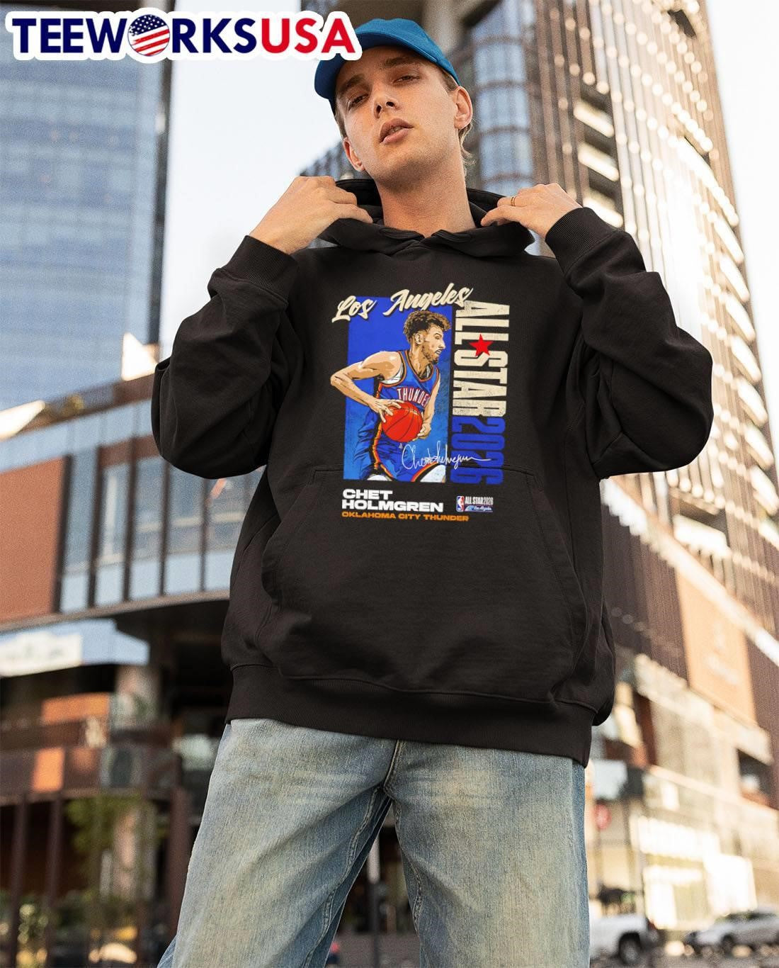 Los Angeles All Star 2026 Chet Holmgren Oklahoma City Thunder shirt