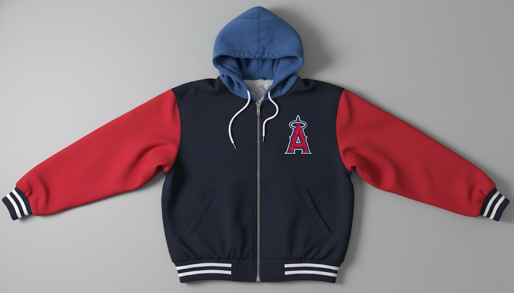Los Angeles Angels Bomber Hoodie Jacket – Halos Fan Gear Gift
