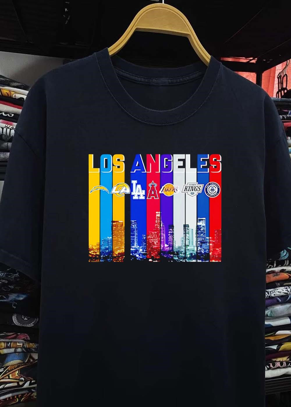 Los Angeles Chargers Rams Dodgers Angels Lakers Kings T-Shirt