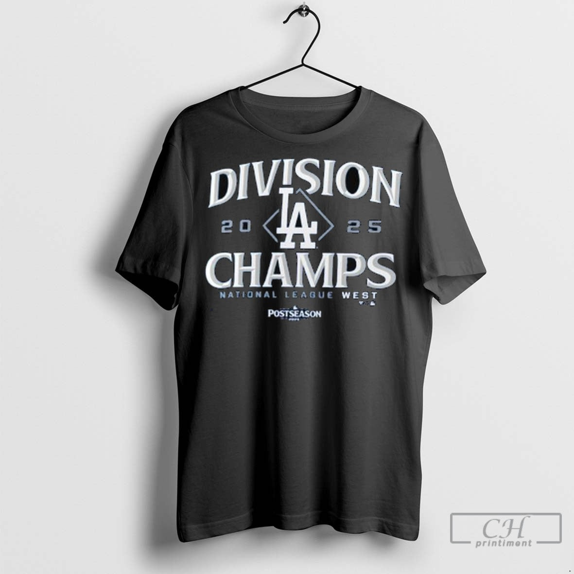 Los Angeles Dodgers 2025 Nl West Division Champions Locker Room Long Sleve