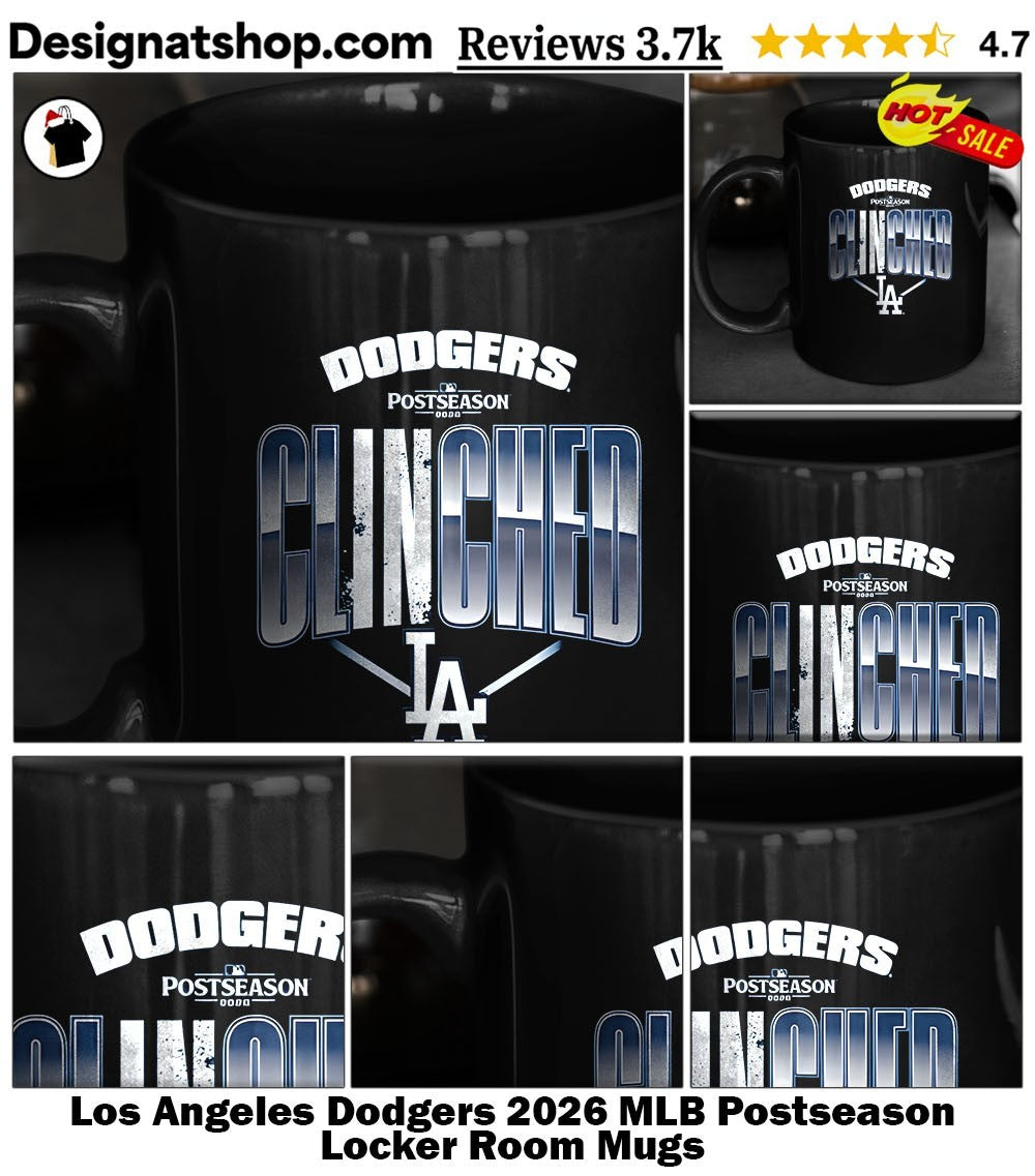 Los Angeles Dodgers 2026 MLB Postseason Locker Room shirt