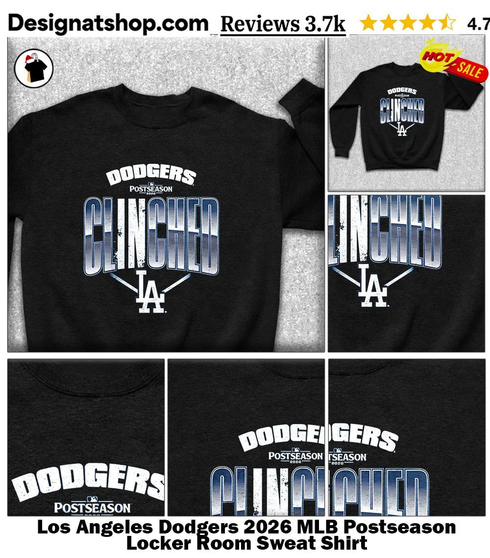 Los Angeles Dodgers 2026 MLB Postseason Locker Room shirt