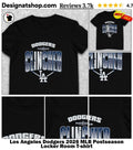 Los Angeles Dodgers 2026 MLB Postseason Locker Room shirt