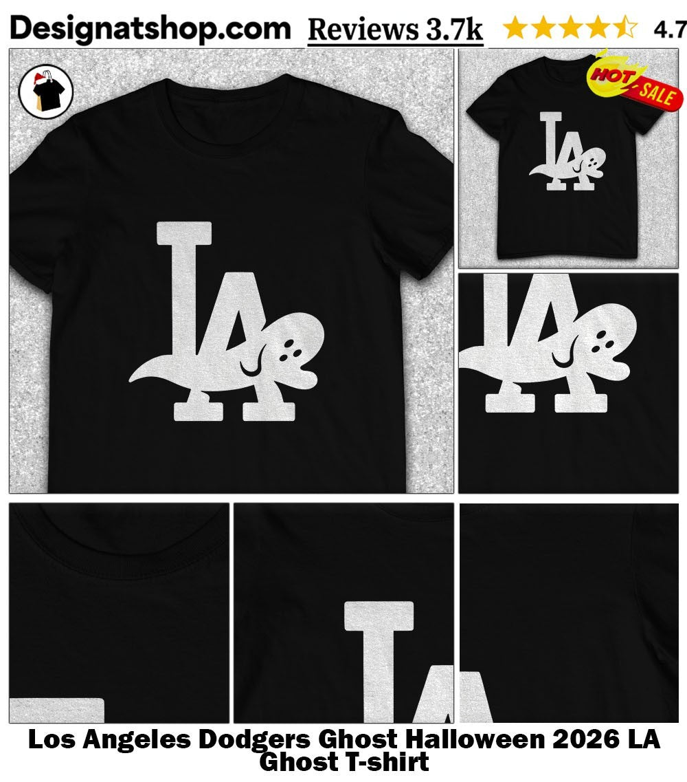 Los Angeles Dodgers Ghost Halloween 2026 LA Ghost shirt