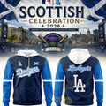 Los Angeles Dodgers Scottish Celebration 2026 Hoodie