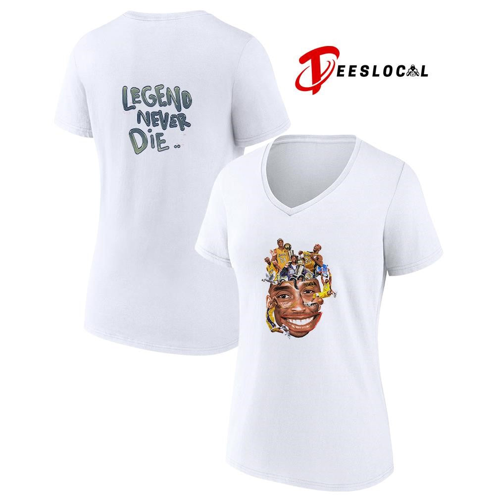 Los Angeles Lakers Kobe Bryant legend never die caricature shirt