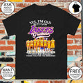 Los Angeles Lakers Yes I’m old but I saw Lakers greatness signed memories shirt