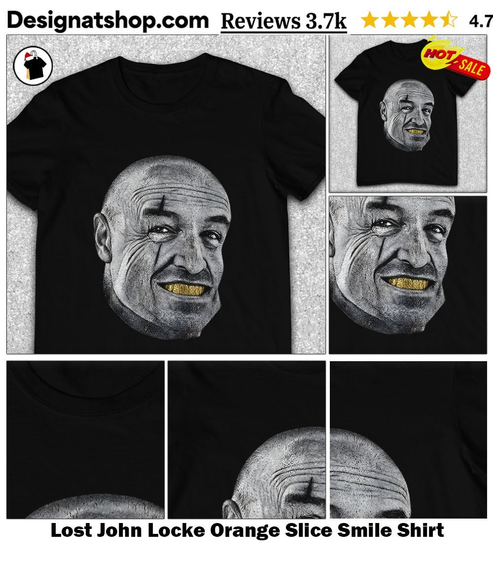 Lost John Locke Orange Slice Smile Shirt