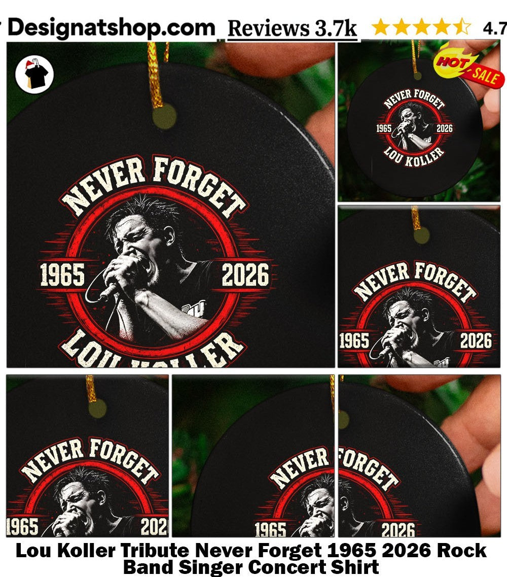 Lou Koller Tribute Never Forget 1965 2026 Rock Band Singer Concert Shirt