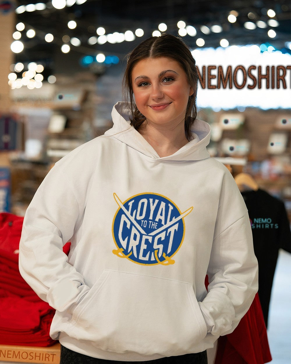 Loyal to the crest Buffalo Sabres hockey shirt