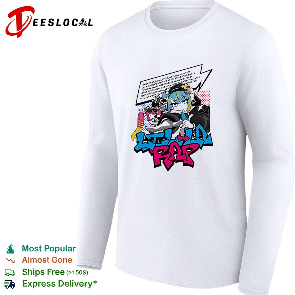 Ltl Lla rap anime girls graffiti shirt