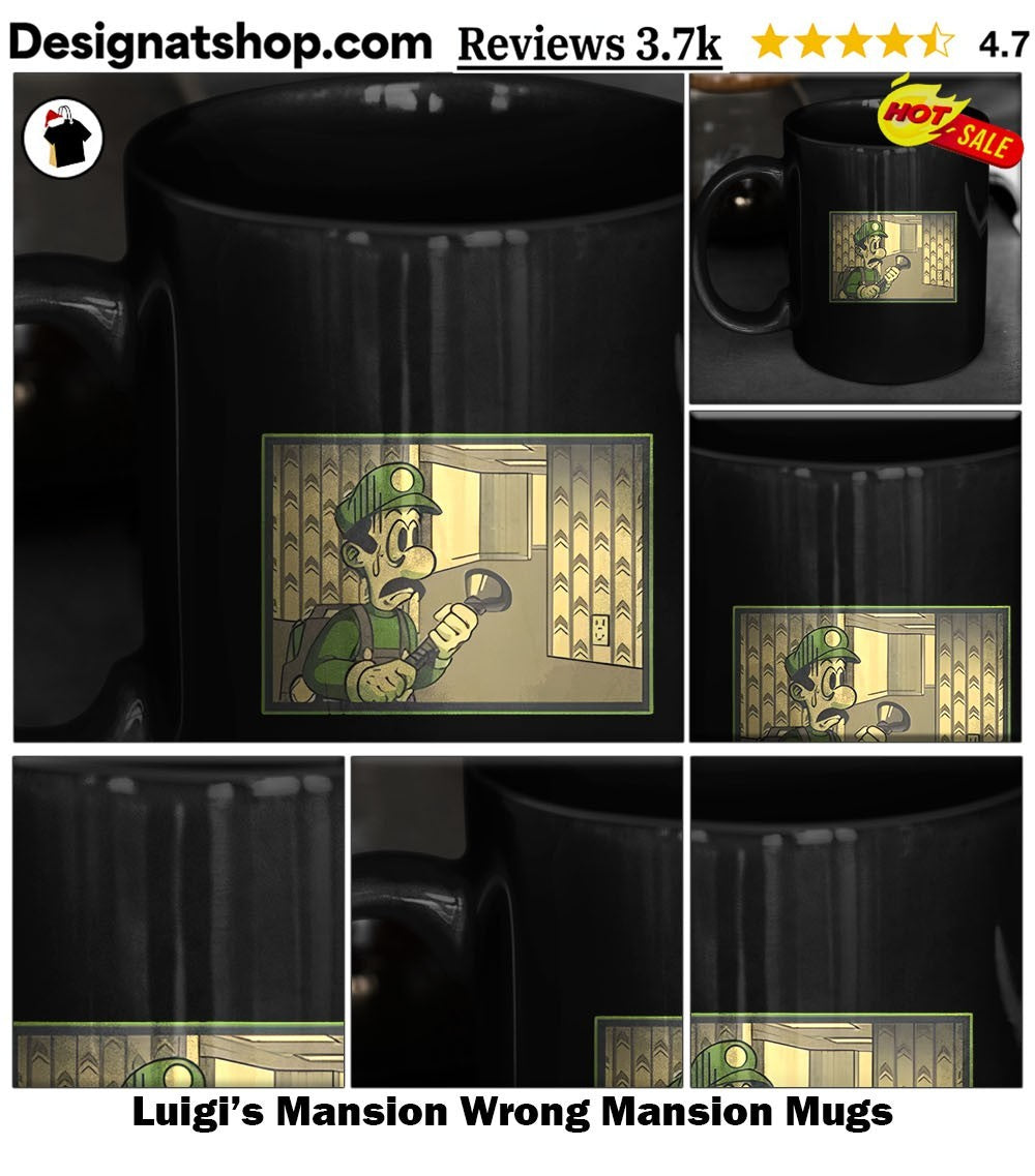 Luigi’s Mansion Wrong Mansion shirt