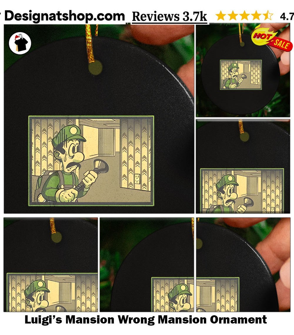 Luigi’s Mansion Wrong Mansion shirt