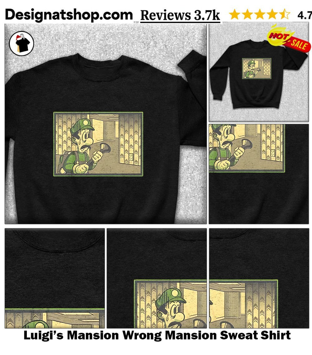 Luigi’s Mansion Wrong Mansion shirt