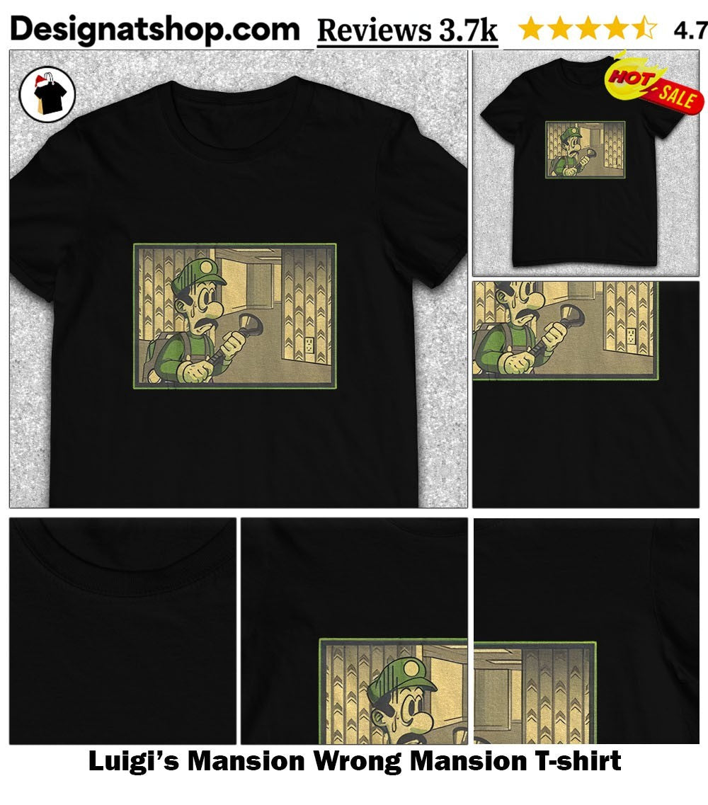 Luigi’s Mansion Wrong Mansion shirt