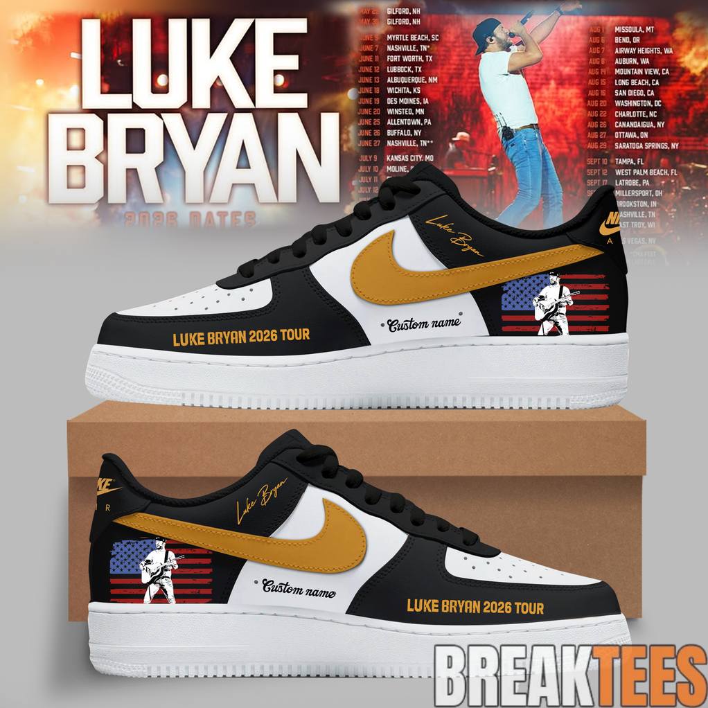 Luke Bryan 2026 Tour Country Night Custom Air Force 1 Shoes