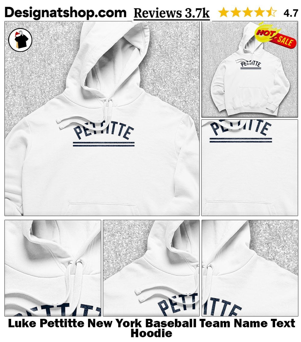 Luke Pettitte New York Baseball Team Name Text shirt