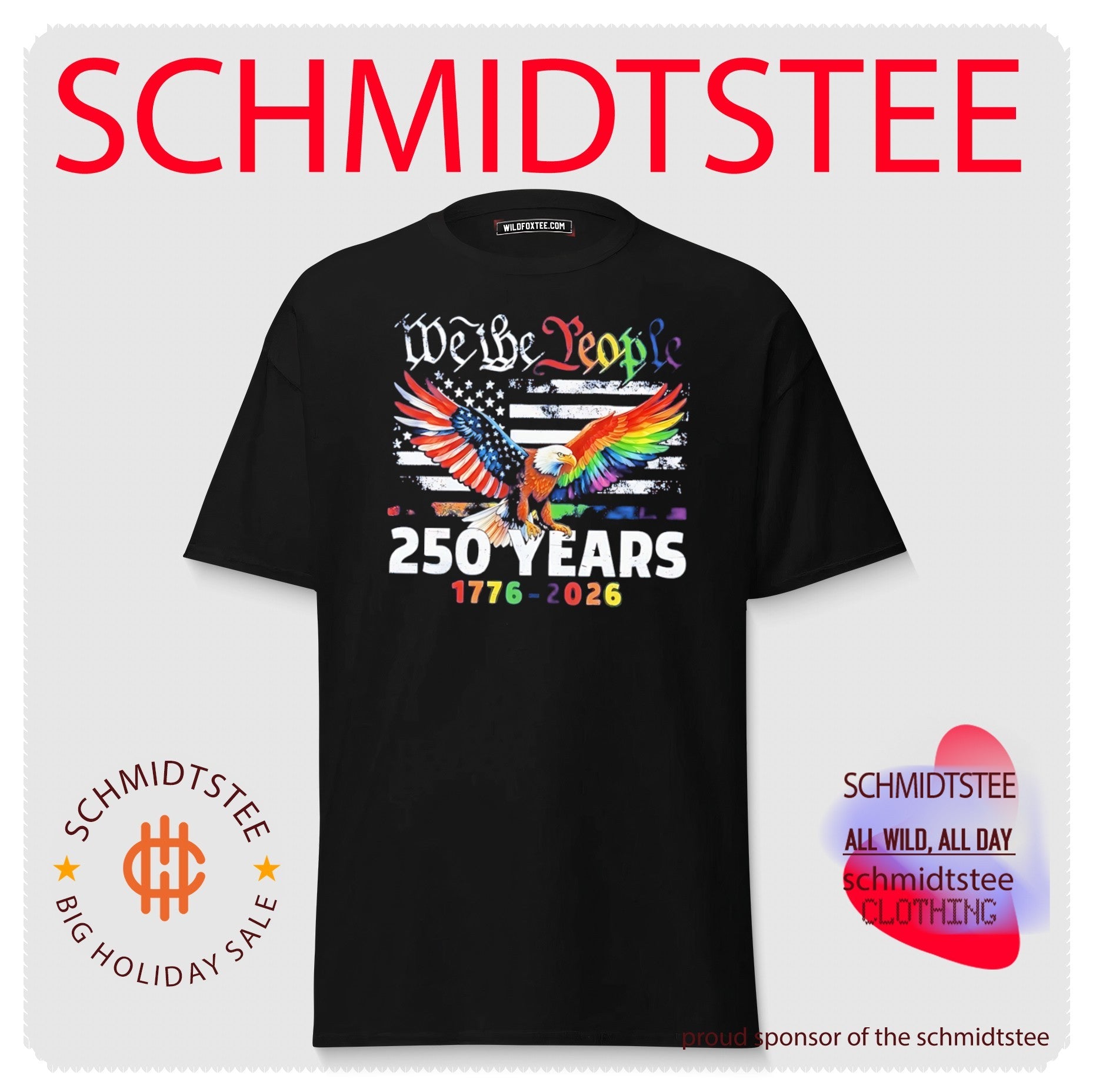 We The People 250 Years 1776 2026 Pride shirt