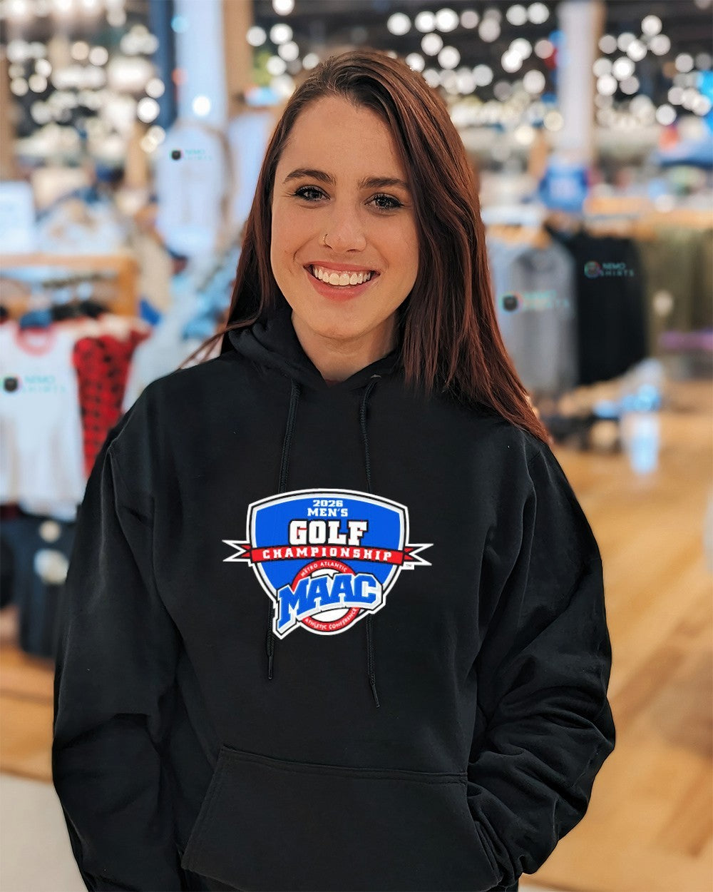 MAAC 2026 men’s golf championship logo shirt